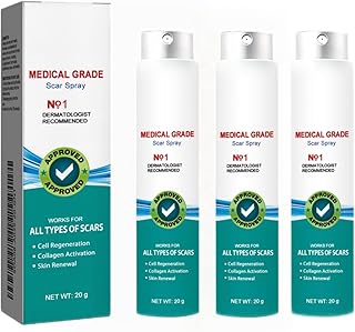 Spray Anti-Cicatrices, Soin Avancé pour Cicatrices d'Acné Faciale, Traitement Réparateur de Cicatrices