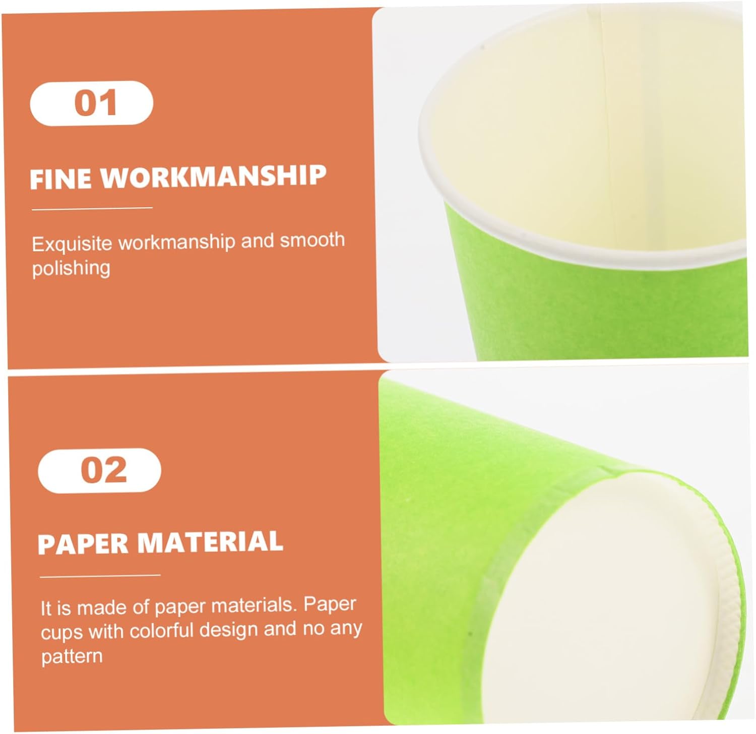 MAGICLULU 100Pcs Disposable Thick Paper Cups for Kids DIY Art Projects Colorful Graffiti Painting Cups Non-Toxic Craft Materials for Preschool and Home Use