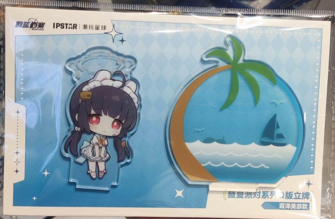 Amazon.co.jp: ブルアカ 中国 カフェ アクリルスタンド SD 霞沢ミユ