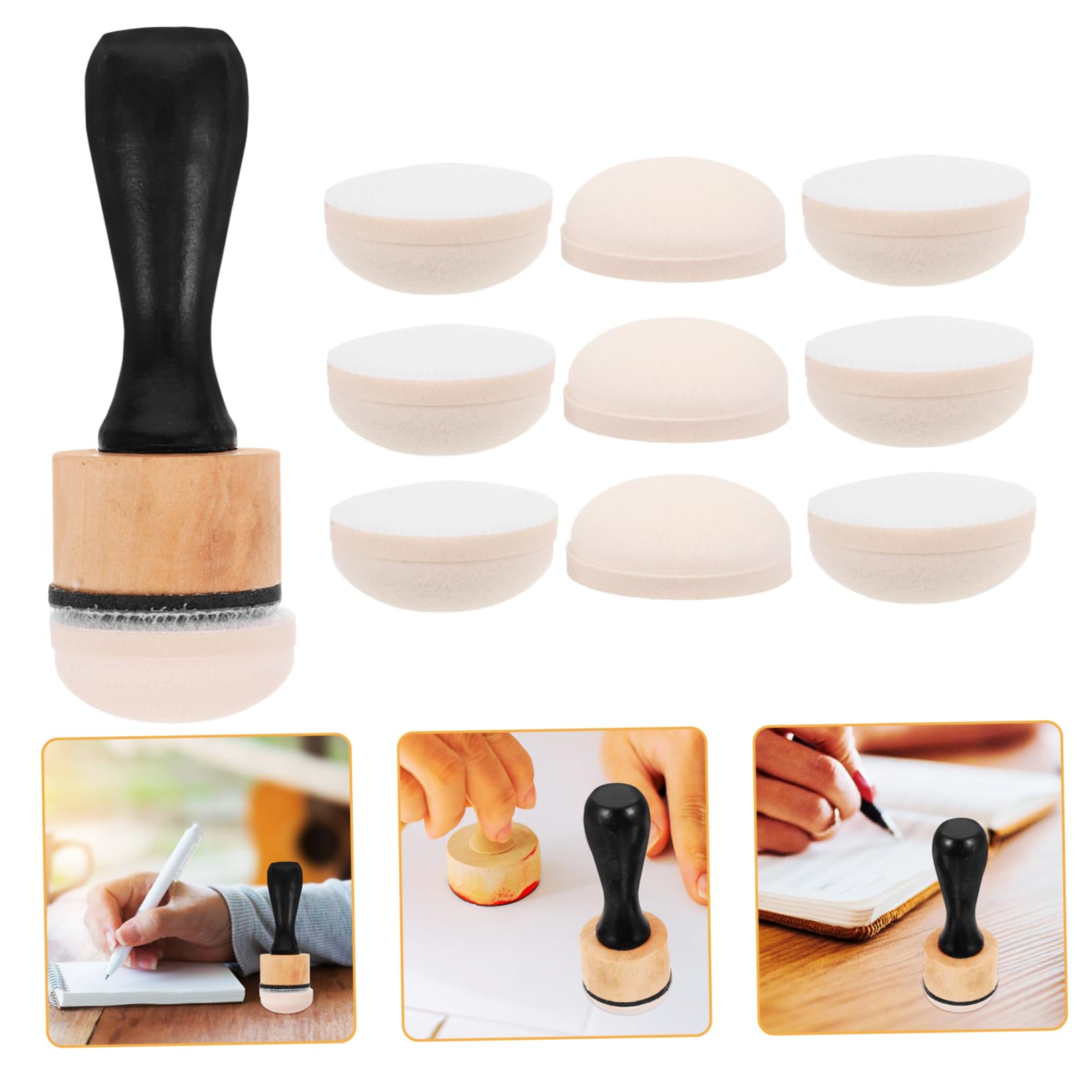 DOITOOL 5 Sätze Sponge Stamper für Malerei Schwämme Vielseitige DIY Bastelwerkzeuge Langlebig und Leicht für Projekte und Familienaktivitäten