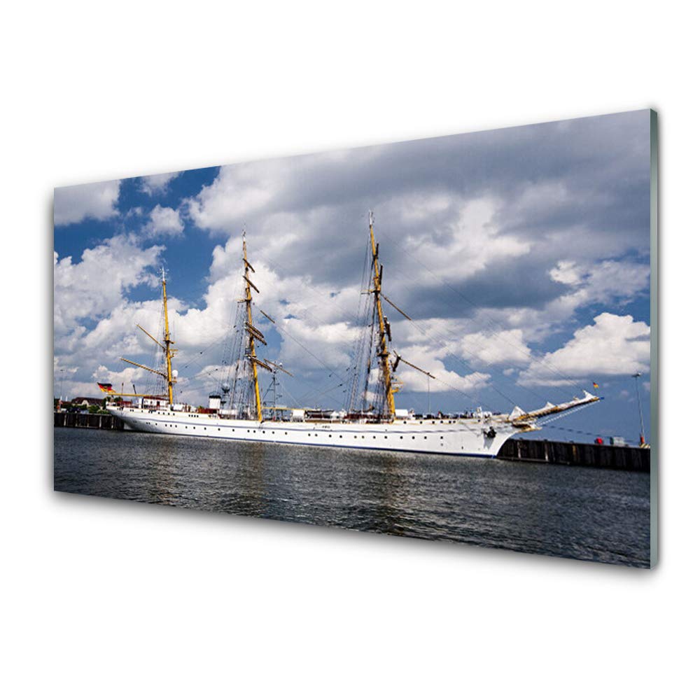 Impression sur Verre Trempé Tulup 100x50cm Tableau Mural Design Moderne