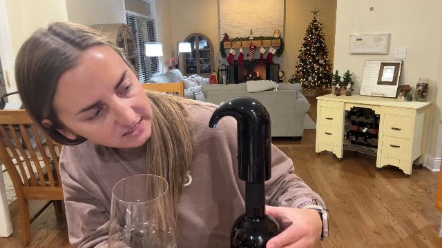Aceshop Aeratore Elettrico per Vino, Erogatore di Seratore per Vino Automatico Decanter per Vino