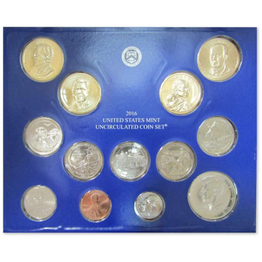 2016 Uncirculated Coin Set U.S Mint Government Packaging OGP COA