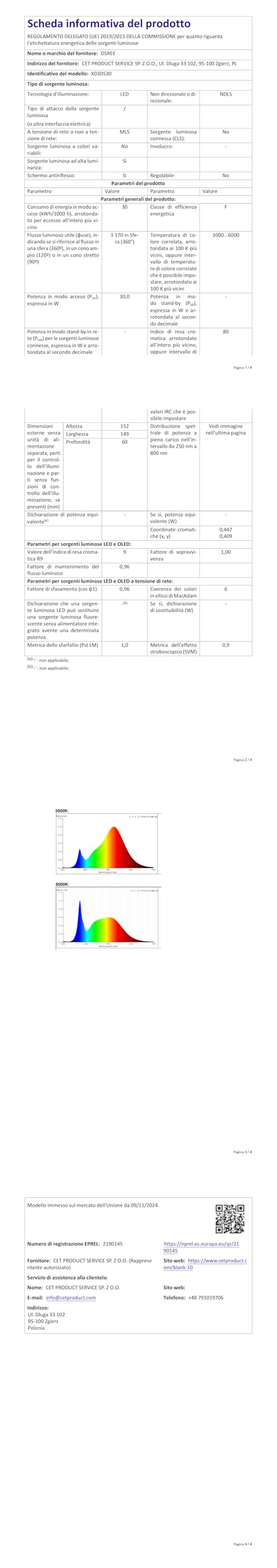 30W Fari LED PAR56 per Piscine, Lampada Piscina Non Dimmerabile 3000lm, Luce Piscinas IP68 Impermeabile Riempito di Resina per Piscinas in Cemento, 12V AC/DC, Bianco Freddo