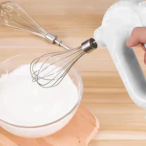 Miniatura 7 de Batidora de mano eléctrica con carga USB para batir claras de huevo, masa de pasteles, crema batida, batidora de mano portátil para picnic al aire