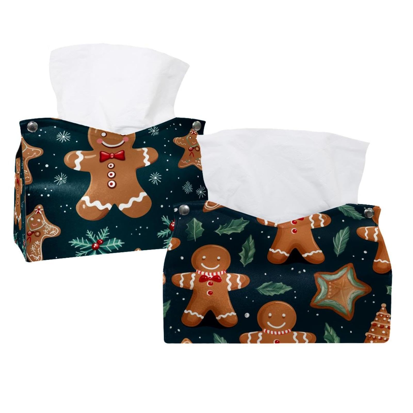 Boîte à mouchoirs de Noël en pain d'épices, idée cadeau déco pour la maison et les proches