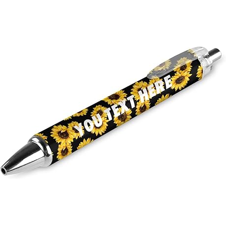 Sunflower Pens: The Personalized Statement-Makers