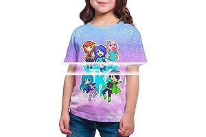 Youth 3D Printed Graphic Summer Short Sleeve Tshirt For Boys and Girls