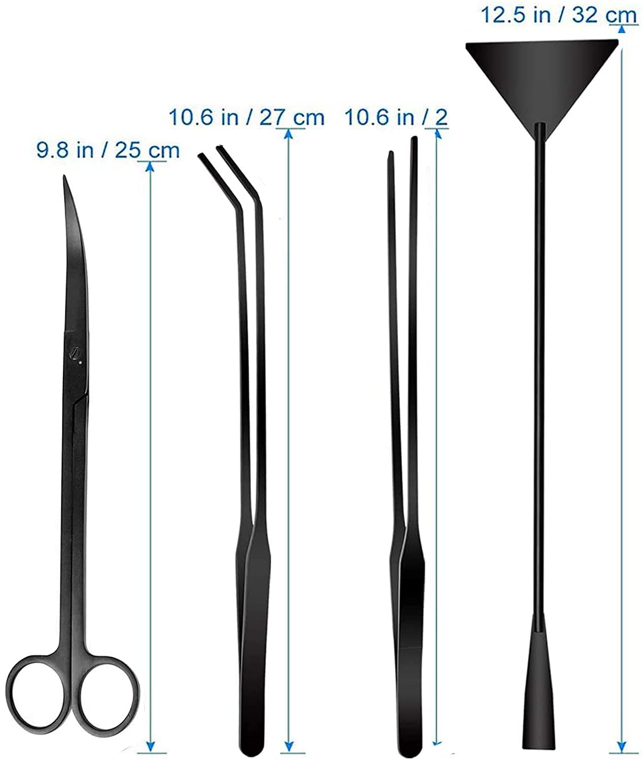 Amazon | ACTCE 4個 水景用ツールキット ステンレススチール