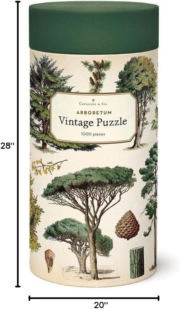 Cavallini Papers & Co. Arboretum 1,000 Piece Puzzle, Multi