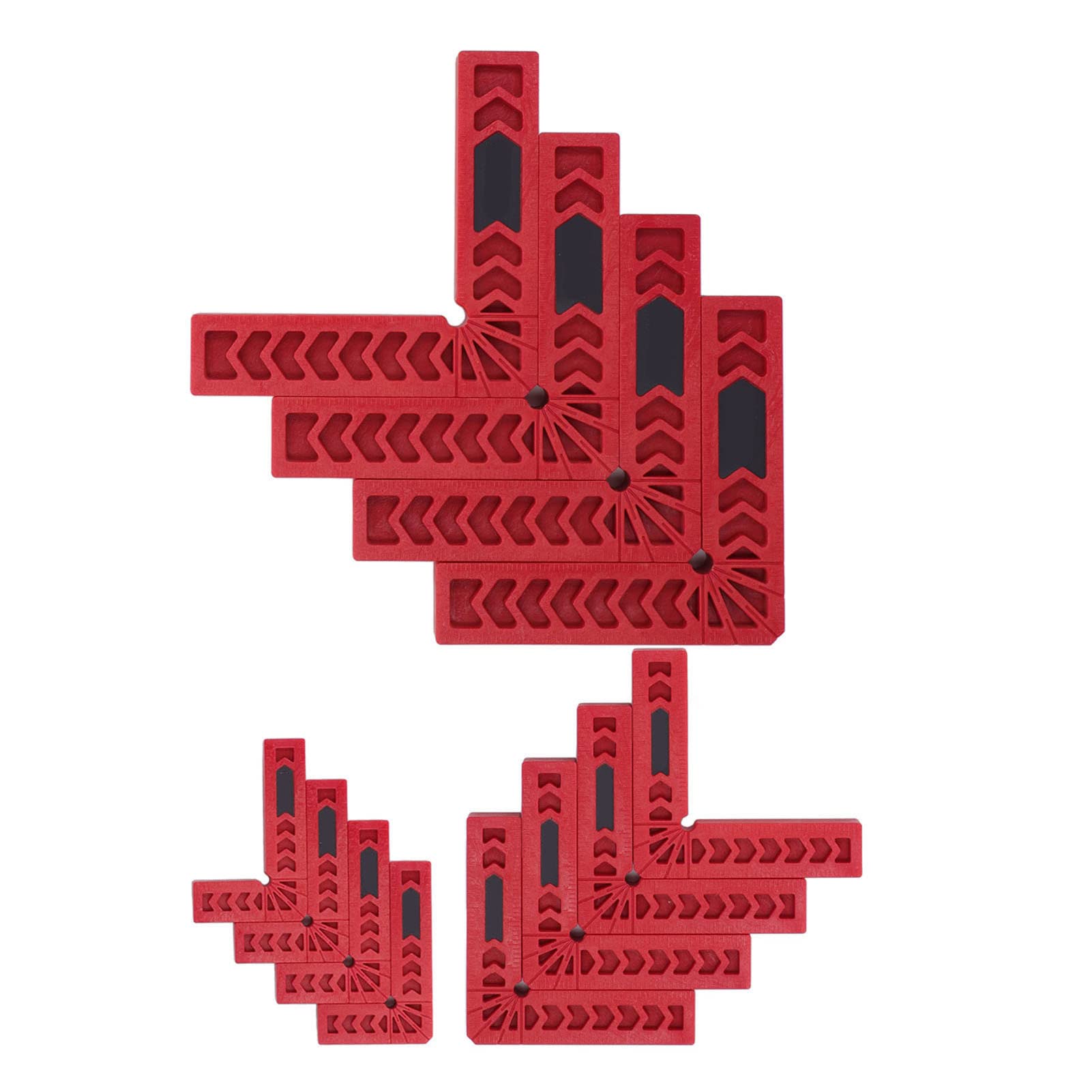 Corner Clamps For Woodworking, Corner Clamps 12 Pcs 90 Degree Positioning Squares Corner Clamps 90 Degree Right Angle Clamps High Strength Plastic Right Angle Corner Clamps For