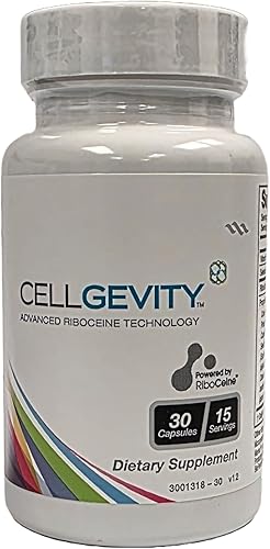 Cellgevity, tecnología avanzada de riboceína, 30 cápsulas vegetales, 15 porciones