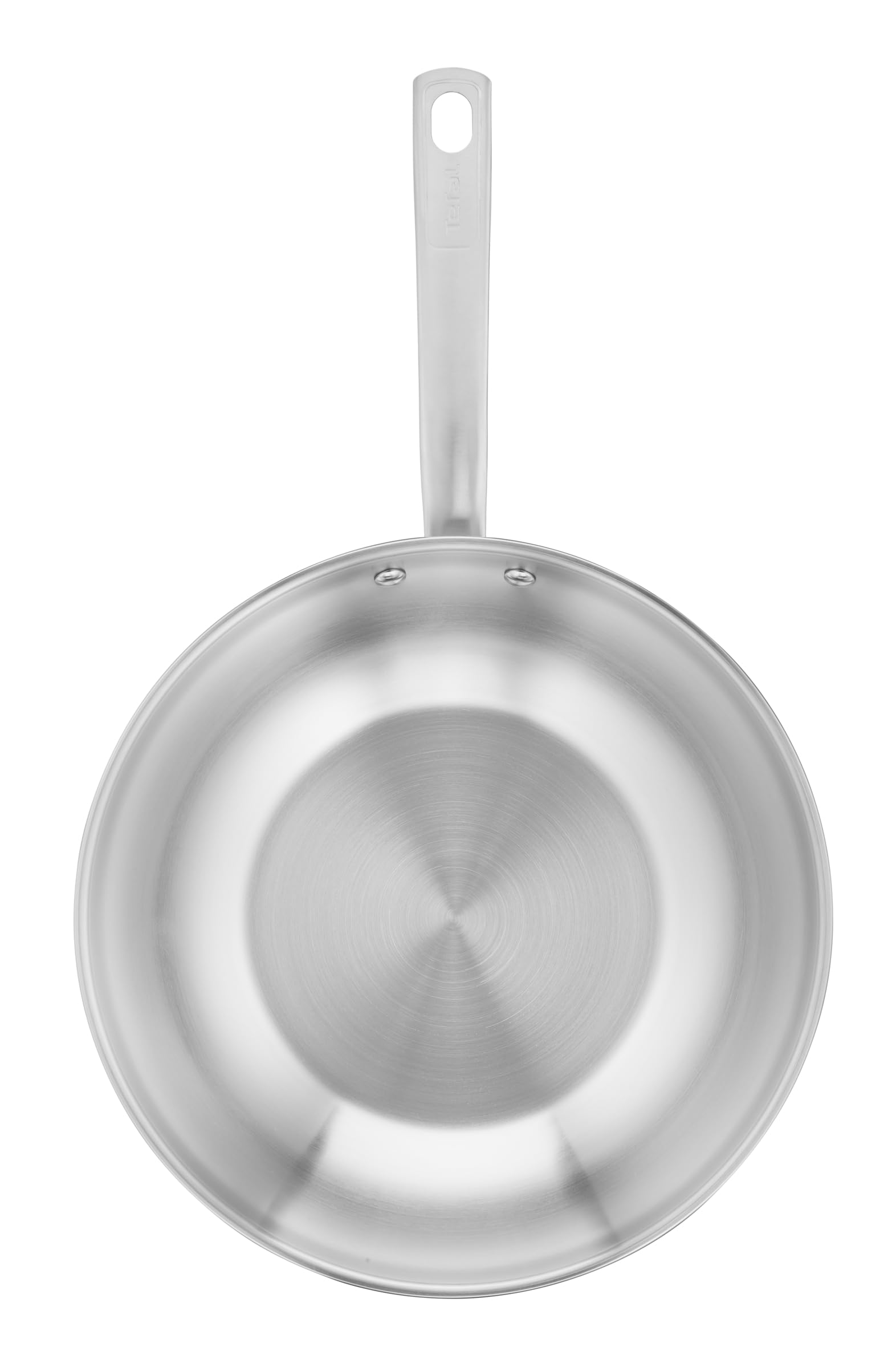 Tefal Virtuoso E4921925 - Padella Wok da 28 cm, per induzione, in Acciaio Inox di Alta qualità, Superficie Non Rivestita, Perfetta Tenuta, Adatta per Forno e lavastoviglie