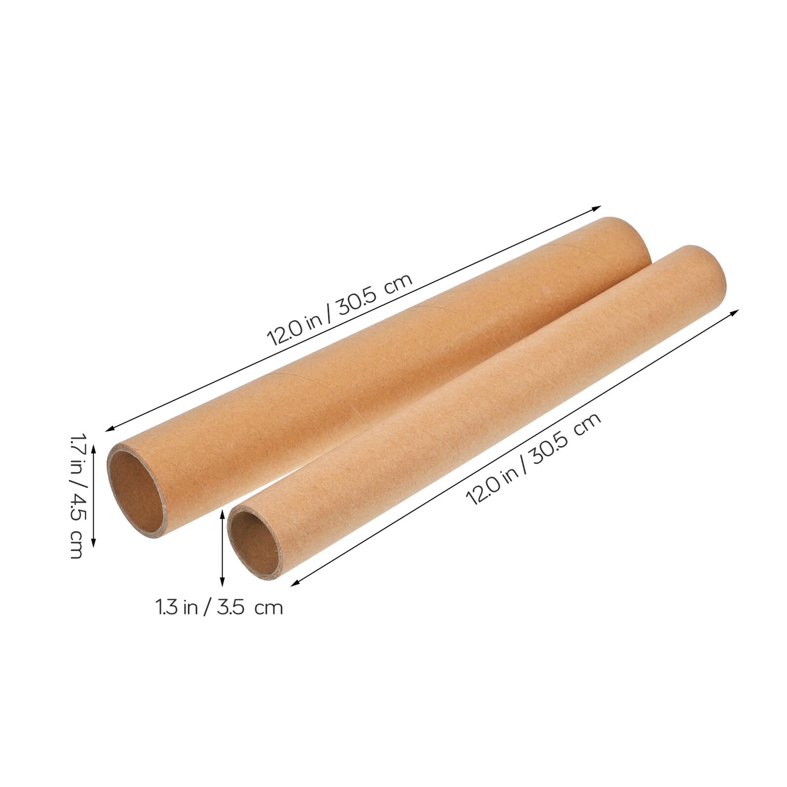 Hohopeti 20 Szt Tub Do Wysyłki Plakatów Tuby Kartonowe Do Plakatów Cylinder Papierowy Mała Tuba Papierowa