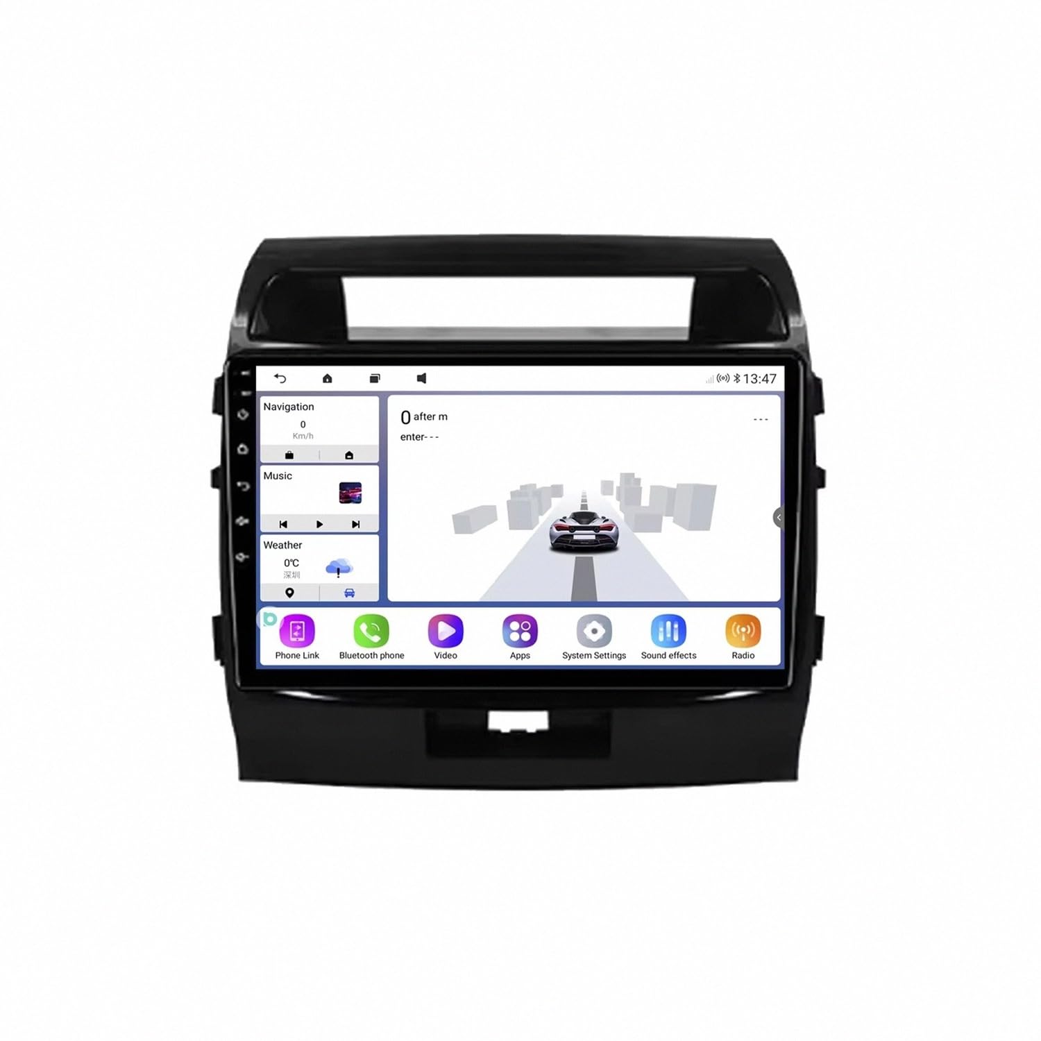 Radio de Coche con Wireless Carplay y Android Auto para Toyota Fielder 8