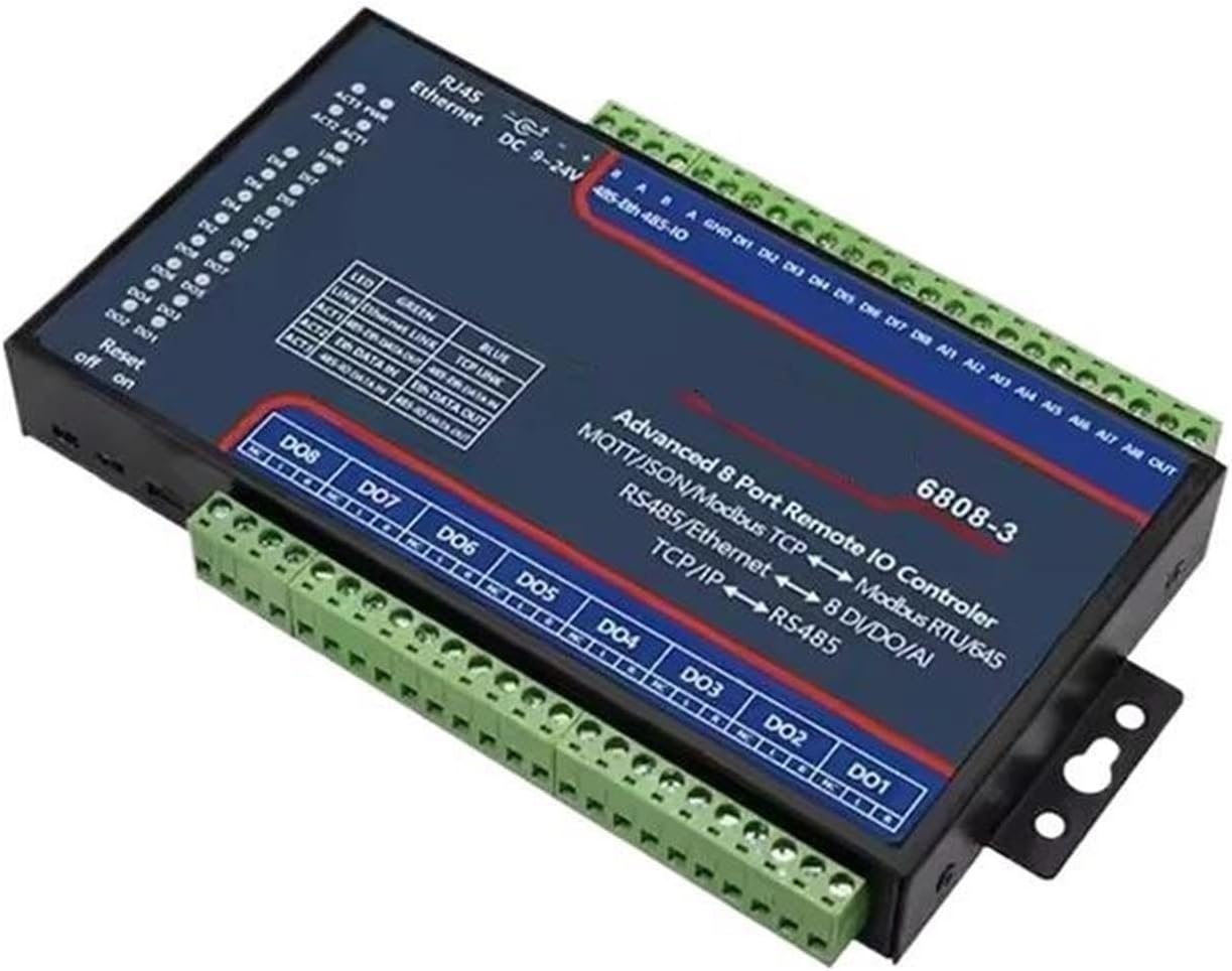 ZLAN6808 8 Channel Remote I/O Controller(AI 10V Voltage Input)