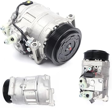 Air Conditioning Compressor Air Conditioning Compressor with V-Ribbed Pulley Compressor Systems Air Conditioning Compressor Compatible with Class for W203 C209 W639 W211