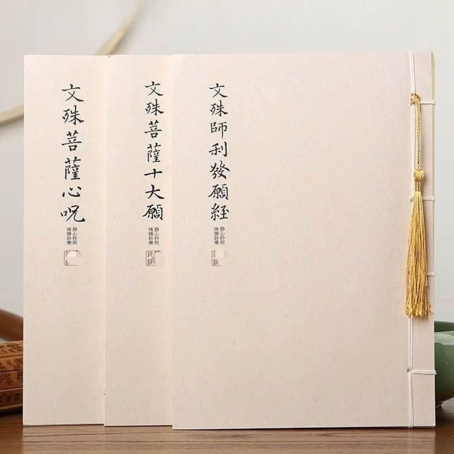 LEEDJUINE 3PC Handwritten Buddhist Scriptures Copybook Calm The Mind Tracing Book