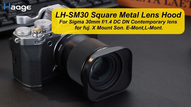 Amazon.com : Haoge Metal Square Lens Bayonet Hood for Sigma 30mm