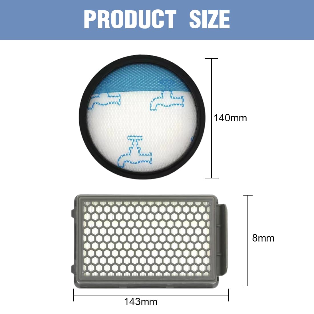 Kit Filtri Ricambio Per Rowenta Swift Power Cyclonic RO29xx - HEPA E Spugna - Foto 9