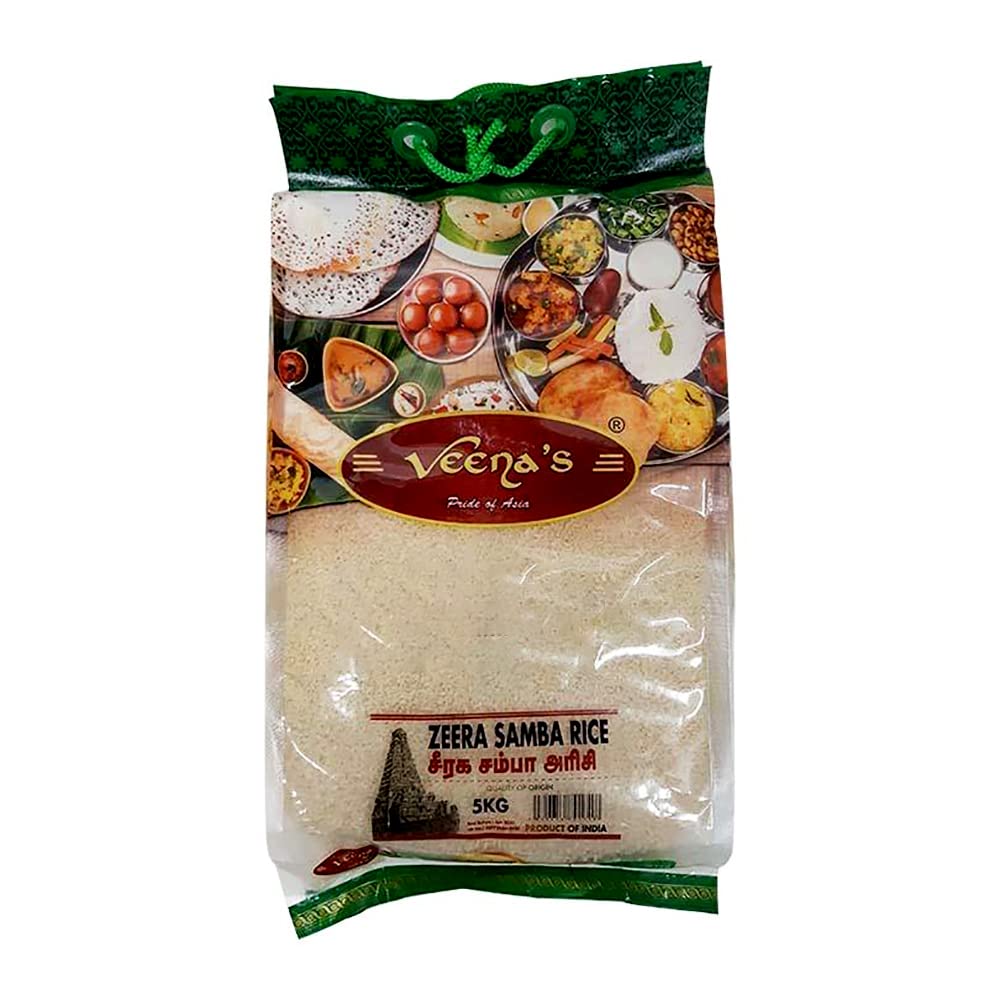 Buy Veenas seeraga samba rice 5KG | Zeera Samba rice | Jeera samba rice ...