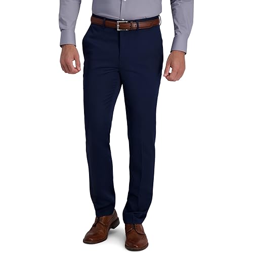 Kenneth Cole Men's Slim Fit Heather Dress Pant