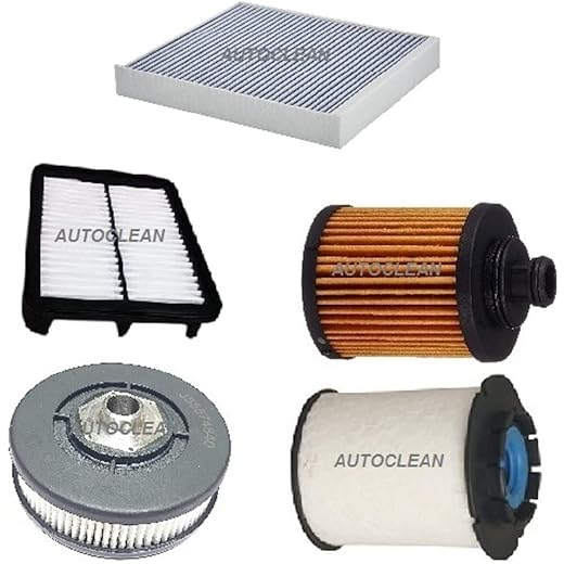 Autoclean Filter Pack for Chevrolet Beat Diesel (5 pcs)