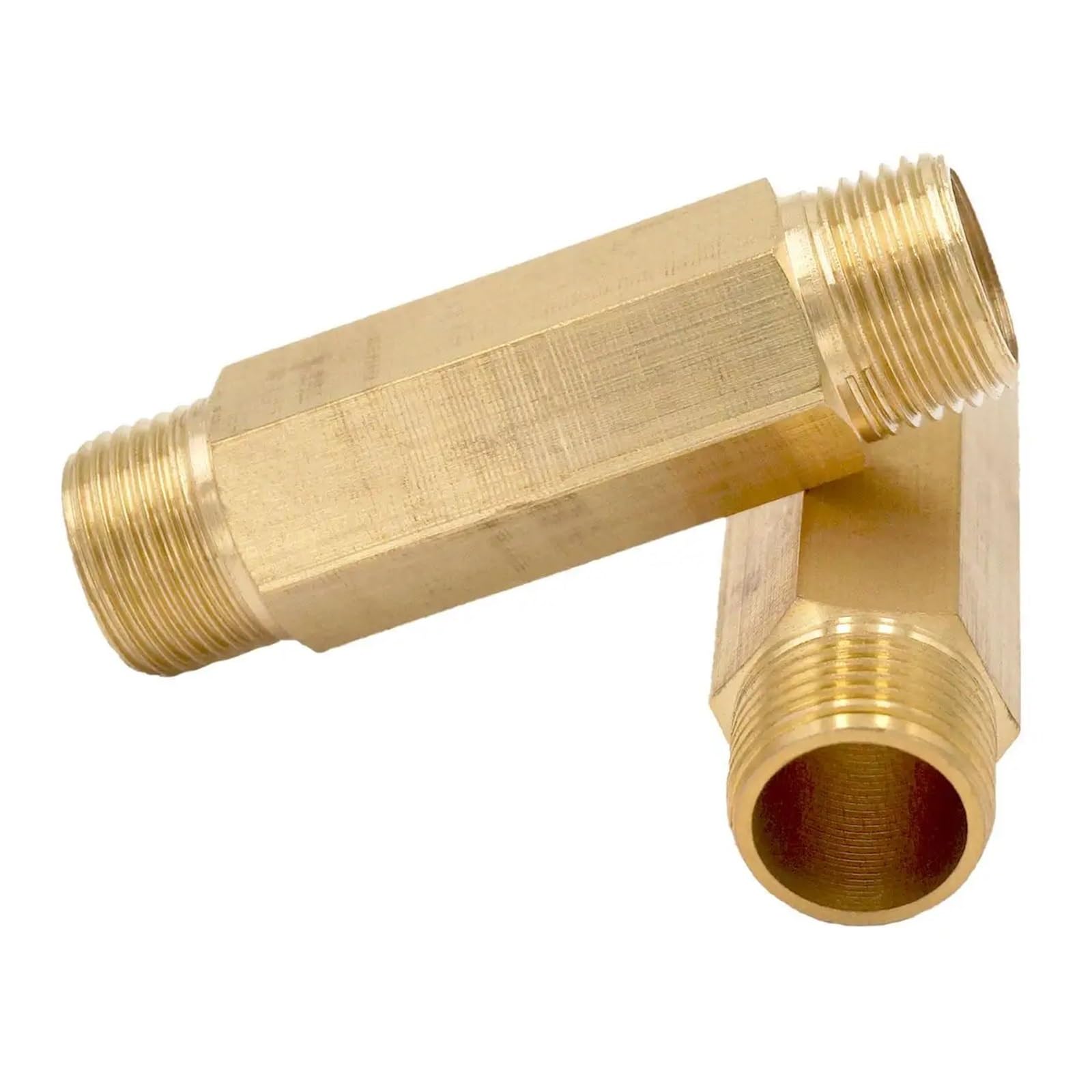 Raccordo maschio BSP da 3/8" lunghezza uguale 60 mm esagonale in ottone raccordo connettore accoppiatore