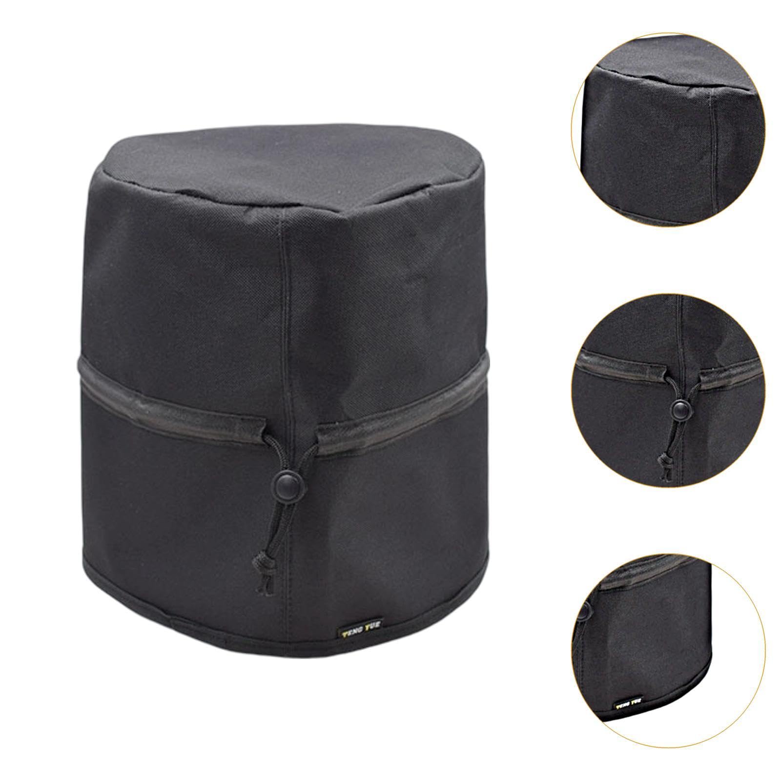 Housse Treuil Bateau Protège Treuil Bateau Housse Winch Voilier Accessoire Winch Yacht Oxford Solide Anti-poussière avec Fermeture Ajustable Adaptée, 23cmx27cm