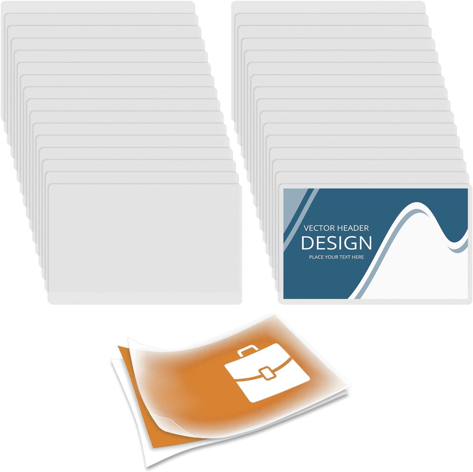 Qty 500 Small Index Card 3 x 5 Laminating Sleeves Hot Laminator Pouches 5 Mil