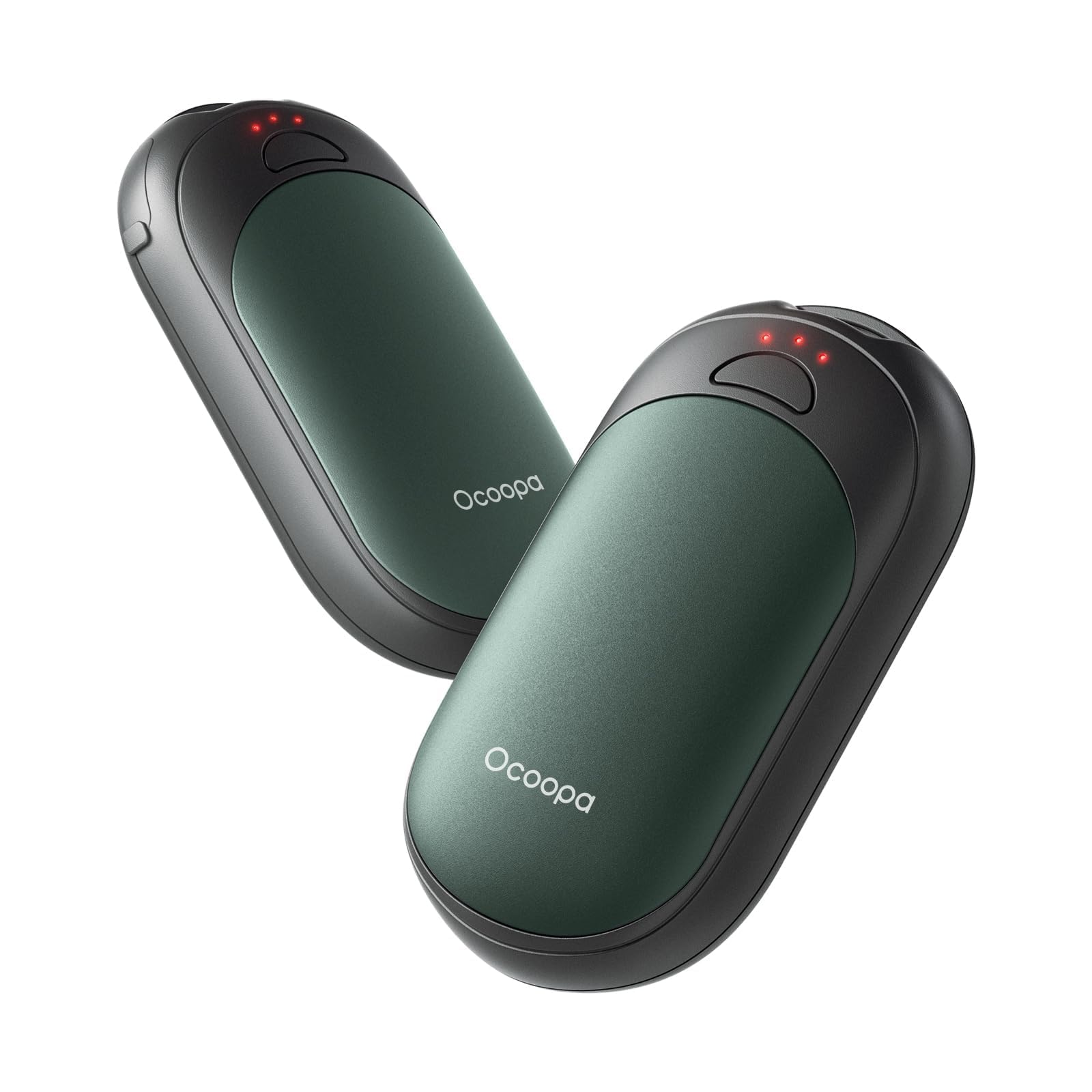 OCOOPAMagnetic Hand Warmers Rechargeable 2 Pack, Electric Handwarmers, Smart Heating UL Certified, 3-Settings,Portable Heater, Ultra Slim Pocket, Hunting Essentials, Gifts for Christmas Men, UT3 Lite