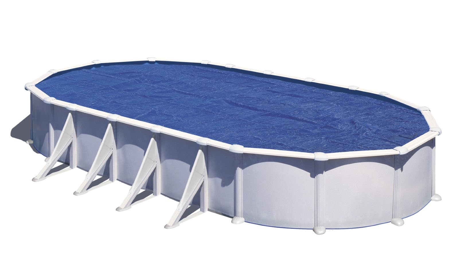 Gre CPROV500 - Sommerabdeckung für ovale Pools von 500 x 340 cm, Farbe Blau