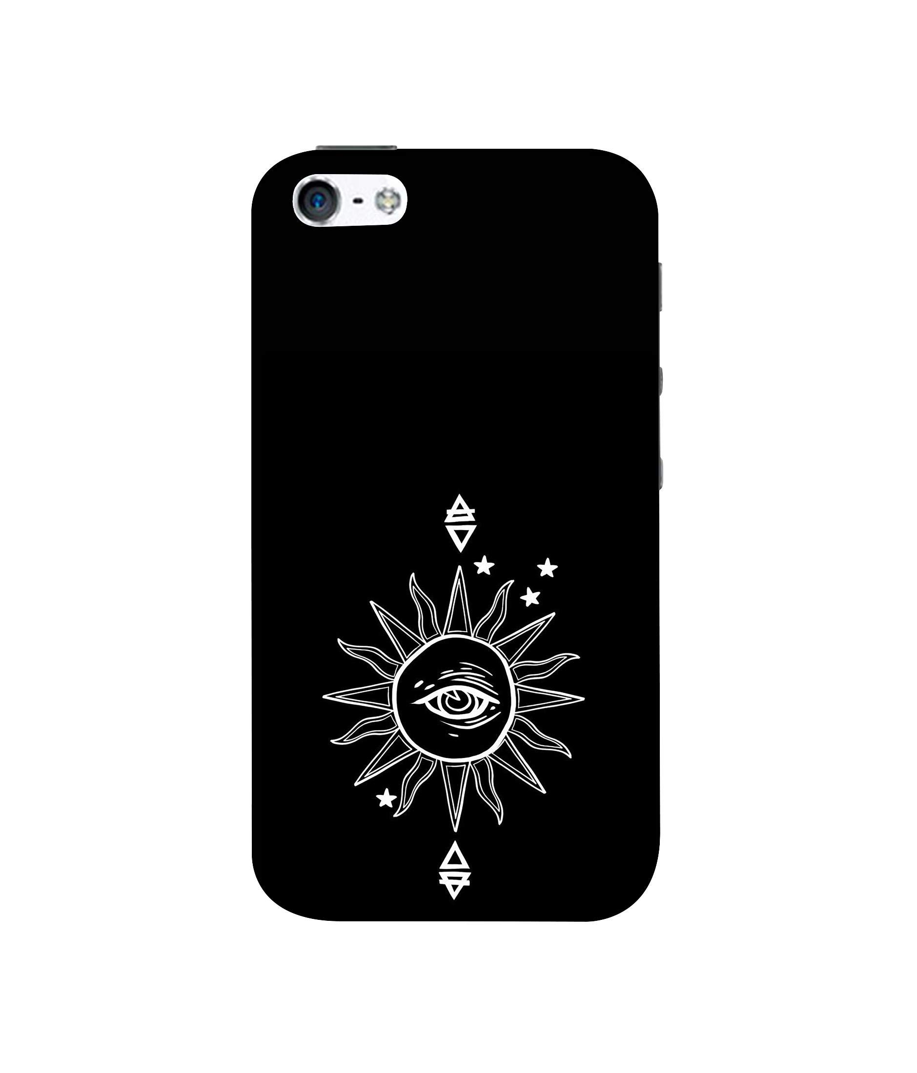 Amazon Brand - Solimo Designer Sun 3D Printed Hard Back Case Mobile Cover for Apple iPhone 5 / 5S