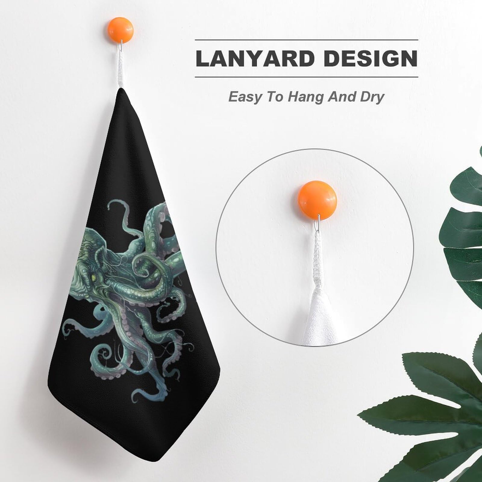 Amazon｜Sea Monster クトゥルフ ソフトハンドタオル 柄入りフェイス