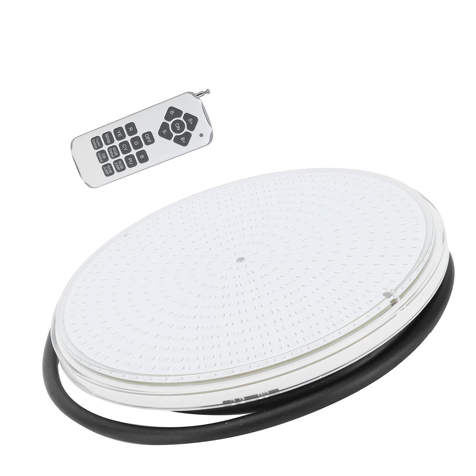 Hyuduo Luce per Piscina, Lampada Subacquea Impermeabile IP68 RGB da 18 W con Telecomando, Luce Magnetica per Vasca per Piscine, Acquari e Spa (25W)