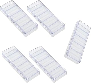 Sichere Aufbewahrung Für 5 Pokerchips Aus Transparentem Acryl EIN Professionelles Transparentes Pokerchip Rack Zu Hause