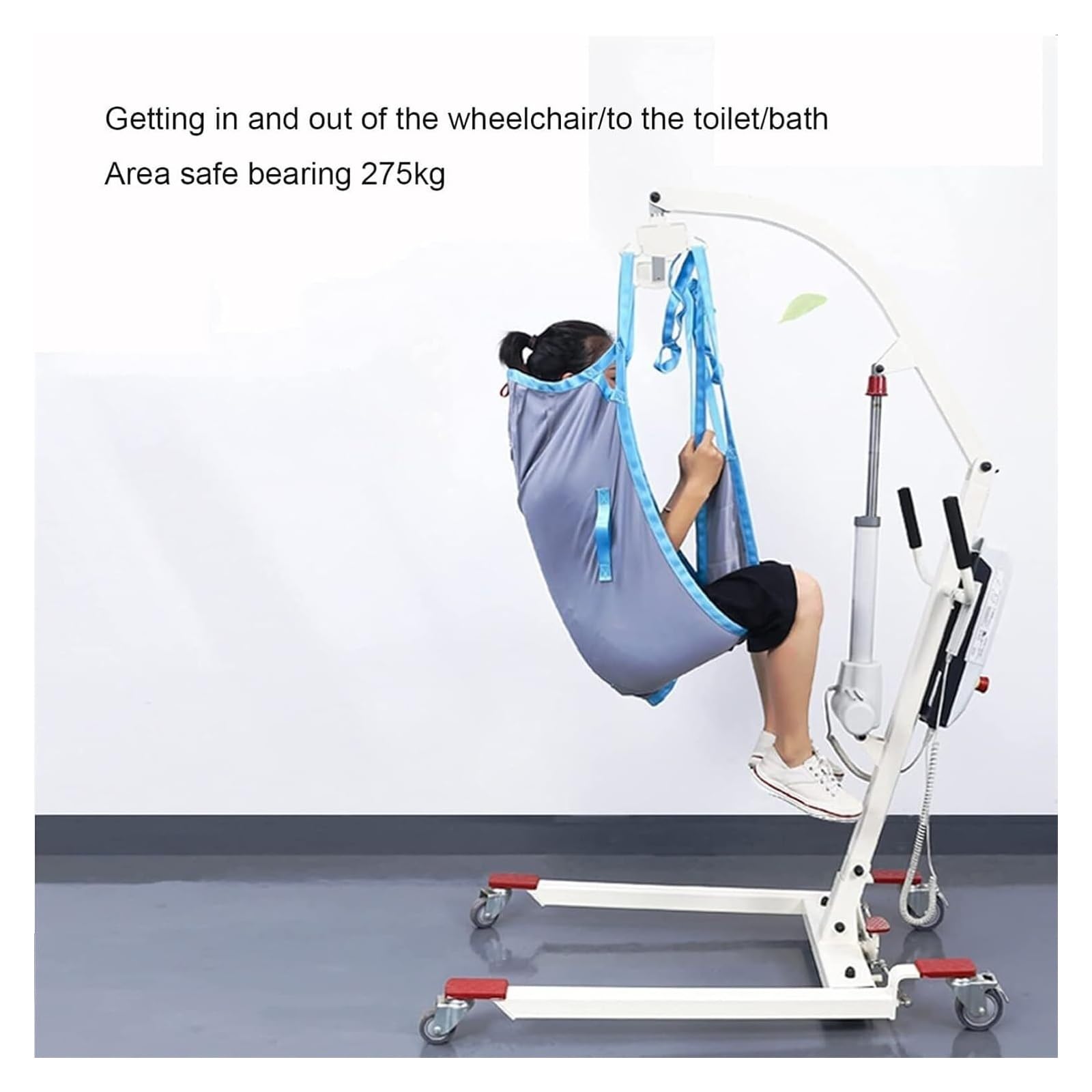 Arnés de Transferencia para Baño y WC - Cinturón de Levantamiento con Abertura Pierna, Soporta 275kg, Ideal para Ancianos, Discapacitados y Obesidad