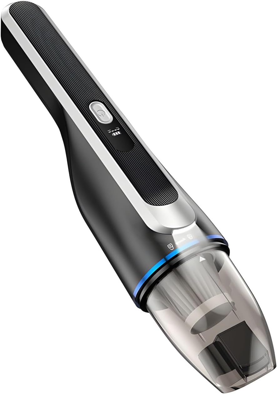 1PC Ergonomic Plan Radio Car Vacuum with Nonbrush Motor 13600Pa Strong Absorption 2 Speed LED 72 Hour Comfortable Action Transportable