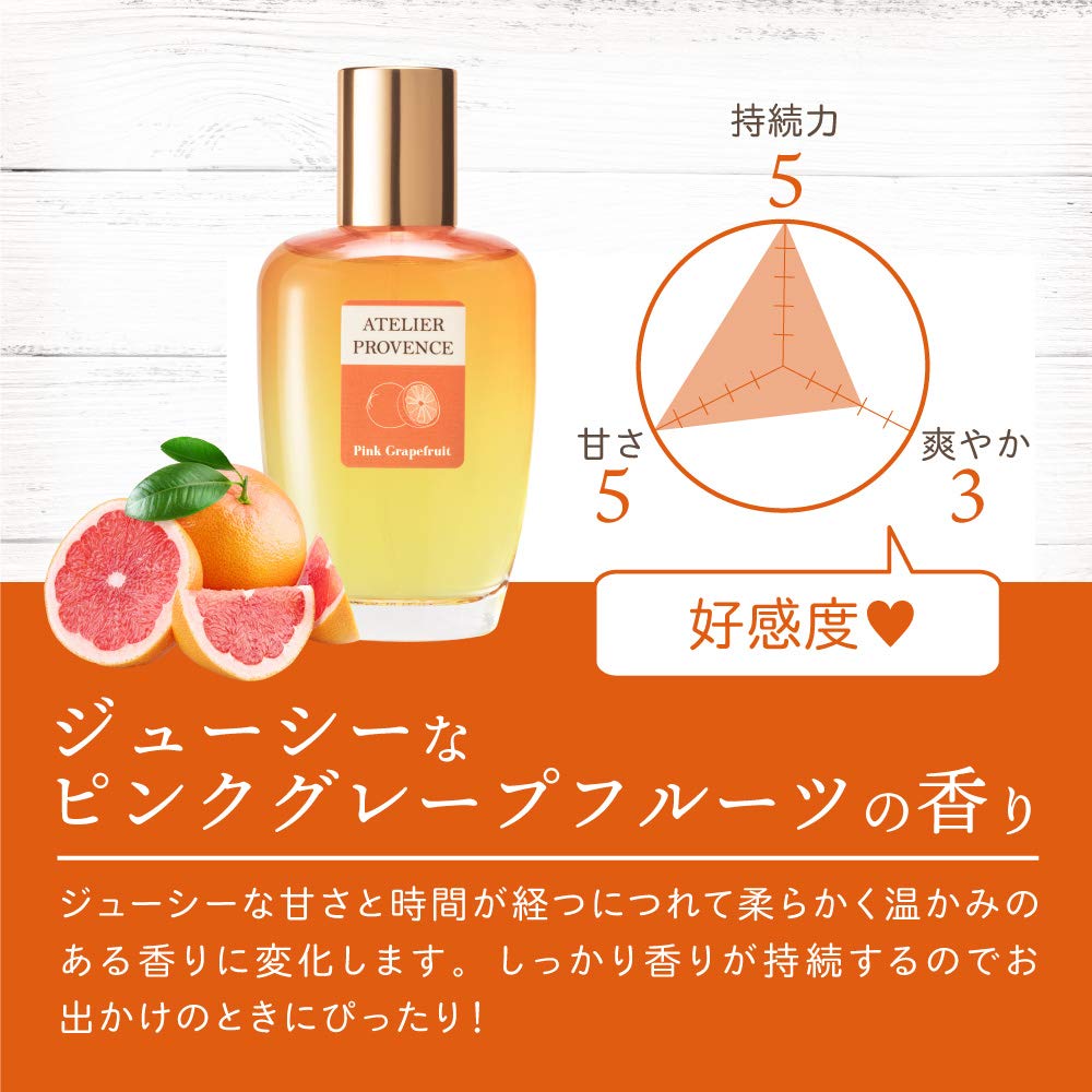 Amazon | アトリエプロヴァンス ピンクグレープフルーツ オードトワレ