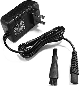 Charger Replacement for Braun Shaver Series 3 5 7 9 12V 400mA Charging Cord Compatible with Braun 3040s 310s 5190cc 5040s 740S 7865 9290cc 9095cc Razor Trimmer Power Adapter