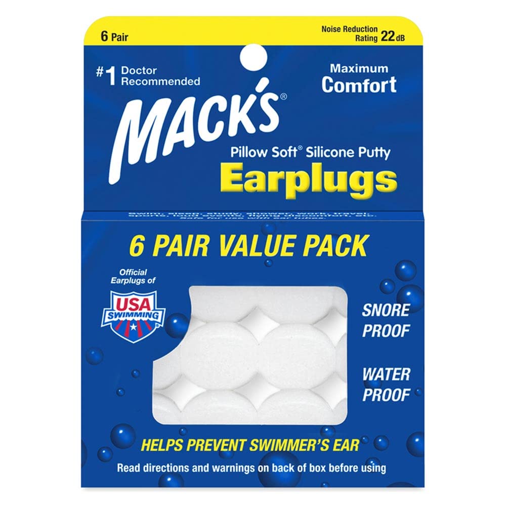 Mack's Silicone Earplugs - White - 6 Pair - Review, Price and Buying Guide