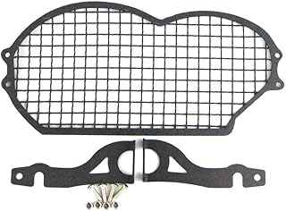 Mrwzq Passend für BMW R 1200 GS R1200GS Adv R1200GSA 2004–2008–2011 2012 Motorrad-Scheinwerferschutz aus Stahl, Schutzabde...