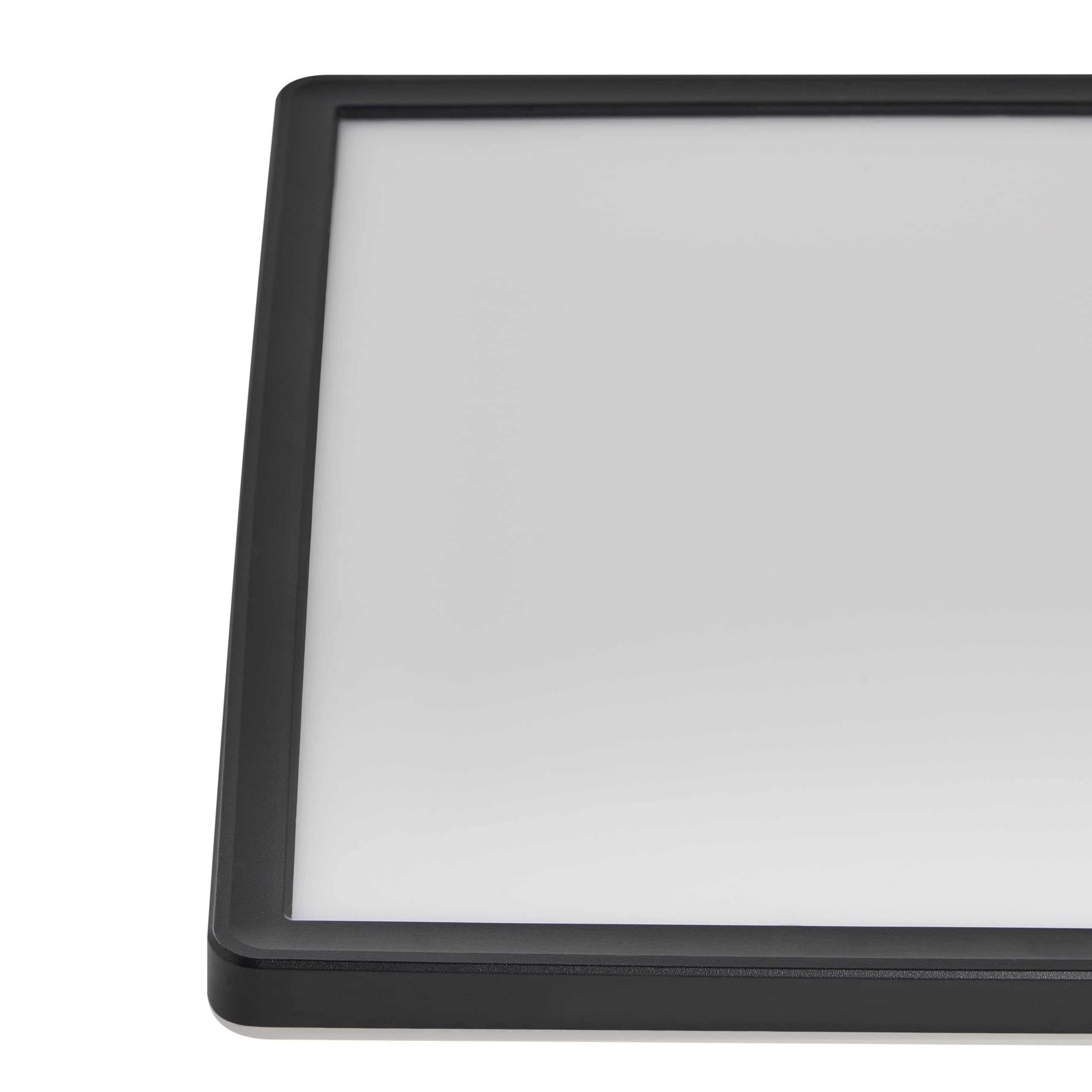 Lampa sufitowa płaska plafon kwadratowy LED panel natynkowy 42 cm czarny Tivora