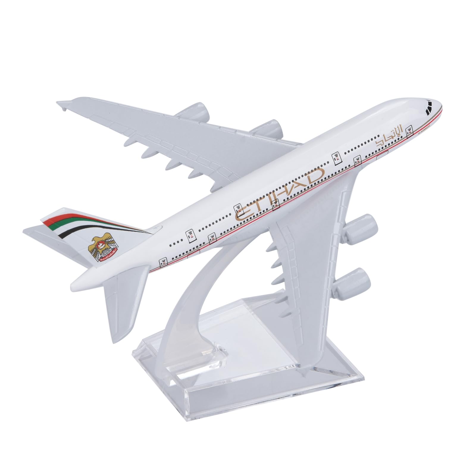 MOOKEENONE 1:400 A380 Airways Modèle d'avion en métal pour simulation d'aviation Etihad Maquette d'avion Kits pour collection et cadeau