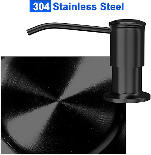 Miniatura 3 de Dispensador de jabón para fregadero de cocina, bomba dispensadora de jabón para fregadero de cocina, recarga desde la parte superior, dispensador de