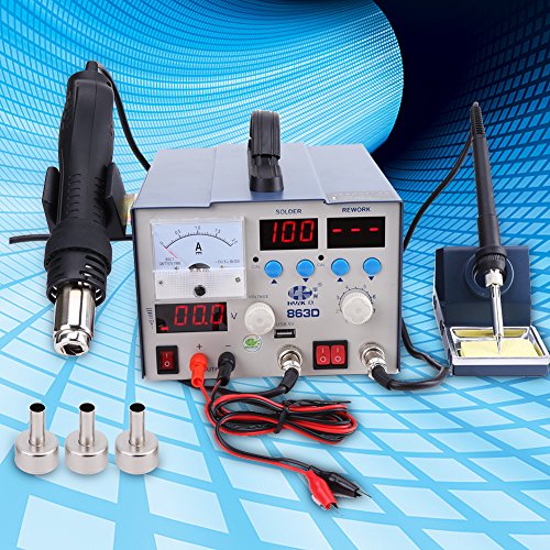 Soldering Station,3 in 1 AntiStatic Soldering Rework Station Electric