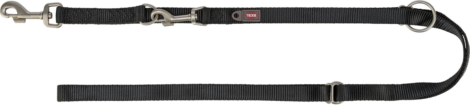 Trixie M-L. 2M/20mm. Adjustable Dog Training Leash. Premium. Black. Free P&P