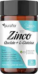 Zinco com L-Cisteína Suplemento Alimentar 500mg por Dose | Suporte Nutricional Essencial | Imunidade, Antioxidante, Bio-Disponibilidade Otimizada