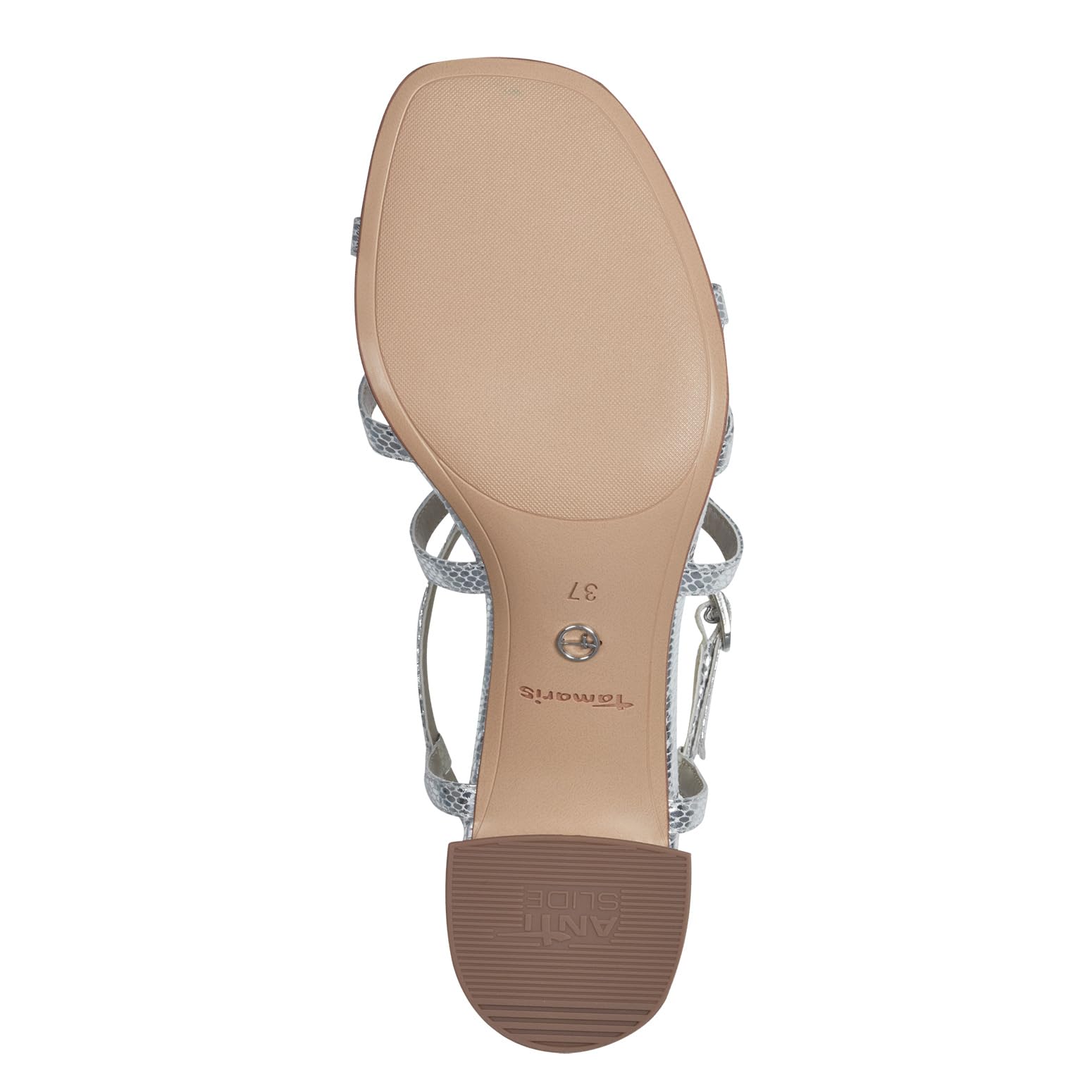 Tamaris Sandalette 1-28204-42 weit | Die TAMARIS Damen Sandalette hat einen 5 cm hohen Blockabsatz und bietet dank ANTIshokk- und TOUCH-IT-Technologie.