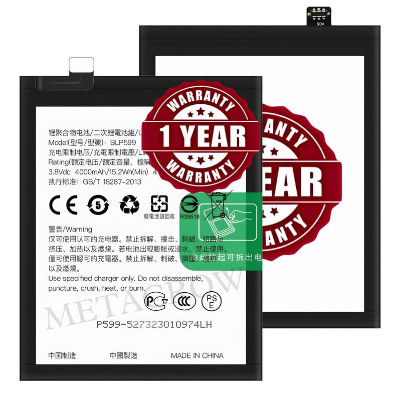Image of Original BLP599 Battery Compatible for Oppo R7 Plus (R7plusf) - (4100mAh) - 1 Year Warranty JK1